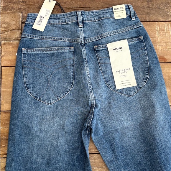 Rolla’s High Rise Flare Jeans NWT - Picture 5 of 11